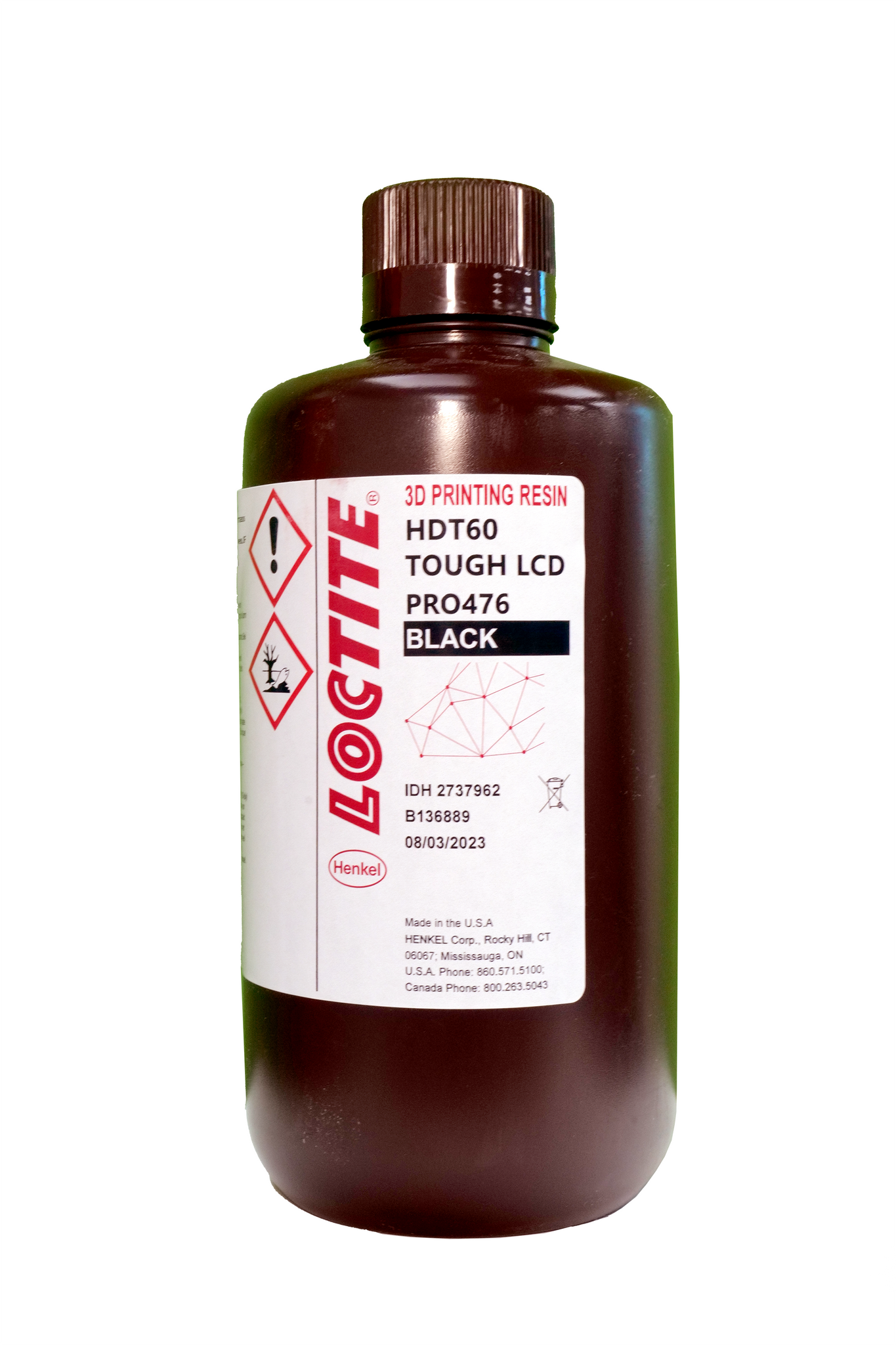Loctite 3D Pro476 HDT60 Tough LCD Black 1kg | Pro 3D Shop – Pro3DShop