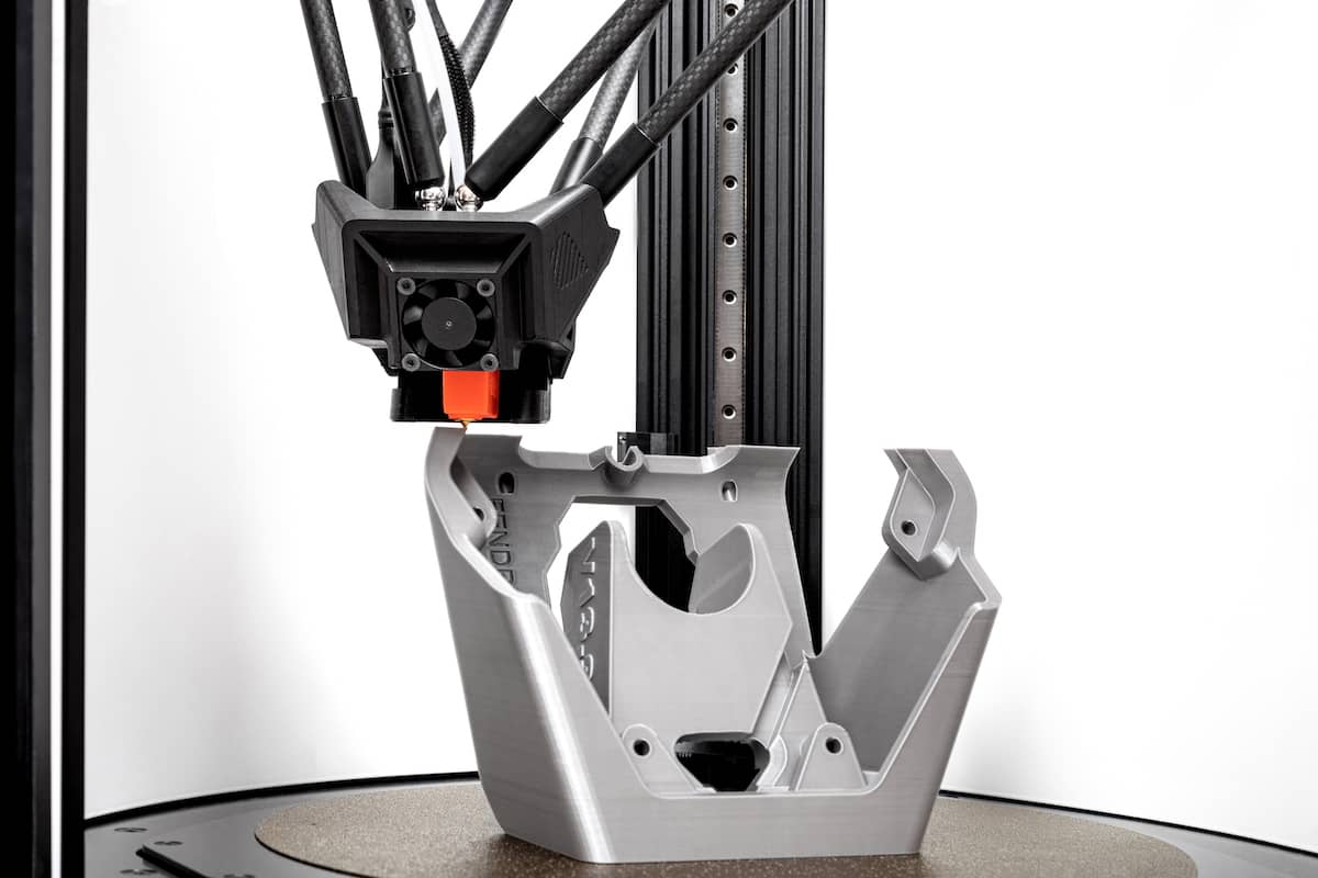 TriLab Print head E3D Volcano - mosaz