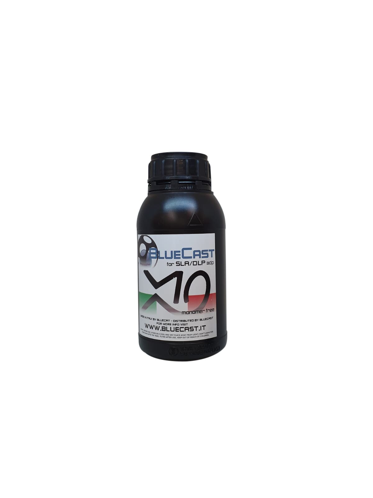 X10 FOR SLA DLP – BLUECAST CASTABLE RESIN 0.5kg